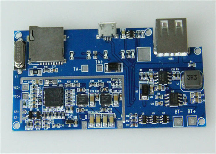 Protótipo Multilayer azul do conjunto do PWB de SMT HDI para Driverless