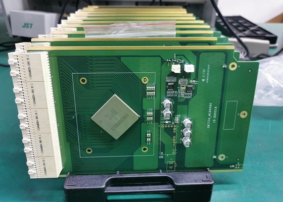 Verde de superfície do conjunto do PWB da montagem 30-140c de Fr4-Standard Tg 1 para a tecnologia de processamento video